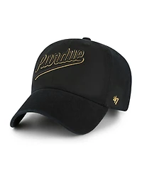'47 Brand Men's Black Purdue Boilermakers Vault Clean Up Adjustable Hat