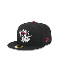 New Era Men's Black Winston-Salem Dash Theme Nights 59FIFTY Fitted Hat