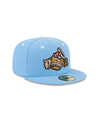 New Era Men's Light Blue Louisville Bats Theme Nights 59FIFTY Fitted Hat