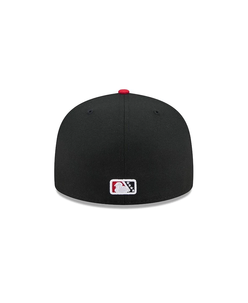 New Era Men's Black Fresno Grizzlies Theme Nights 59FIFTY Fitted Hat
