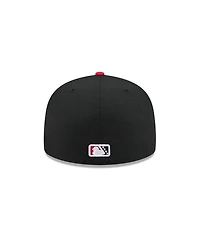 New Era Men's Black Fresno Grizzlies Theme Nights 59FIFTY Fitted Hat