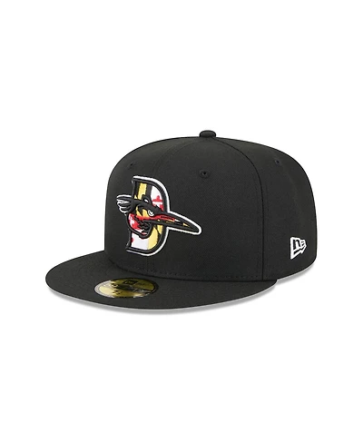 New Era Men's Black Delmarva Shorebirds Theme Nights 59FIFTY Fitted Hat