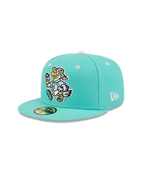 New Era Men's Turquoise Biloxi Shuckers Theme Nights 59FIFTY Fitted Hat