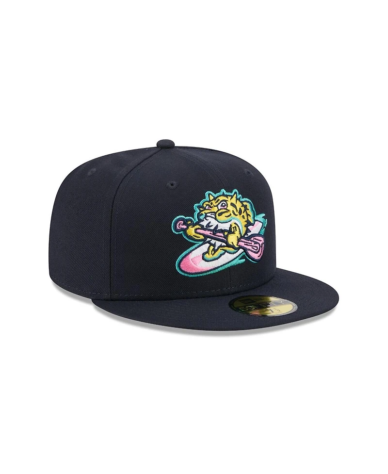 New Era Men's Navy Jersey Shore BlueClaws Theme Nights 59FIFTY Fitted Hat