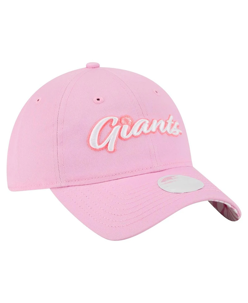 New Era Women's Pink San Francisco Giants Mother's Day 9TWENTY Adjustable Hat