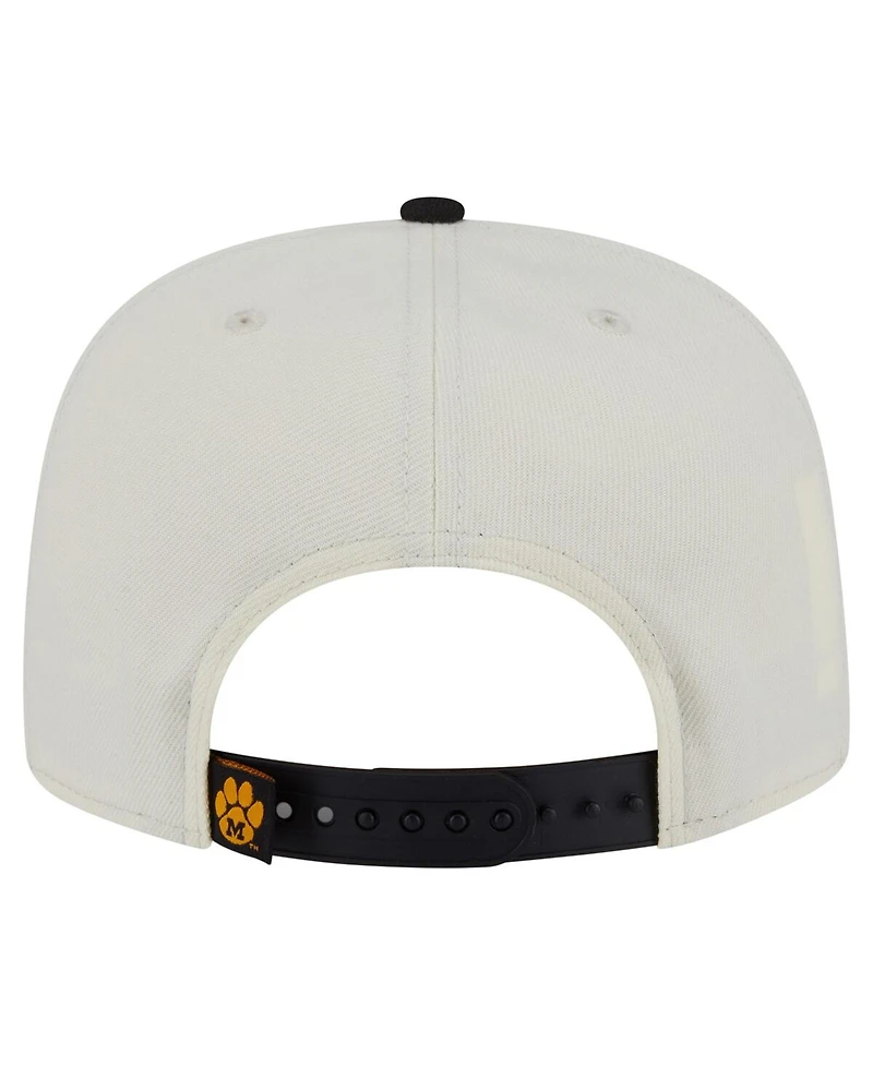 New Era Men's White Missouri Tigers Collegiate 9FIFTY A-Frame Snapback Hat
