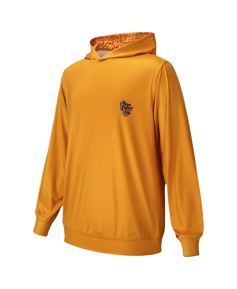 Section 119 Men's and Women's Orange The Allman Brothers Band Eat a Peach Pullover Hoodie