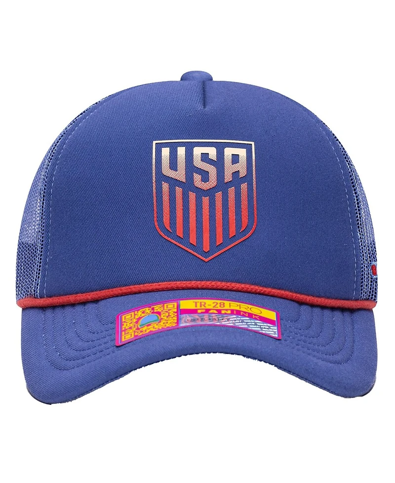 Fan Ink Men's Blue Usmnt Atmosphere Adjustable Trucker Hat