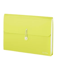 Accordion File Organizer Blue, 7 Pocket Expanding and Cover Folder with Labels, Plastic Portable Desktop Letter A4 Paper