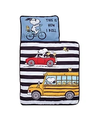 Bedtime Originals Baby Snoopy & Woodstock Peanuts Transportation Nap Mat