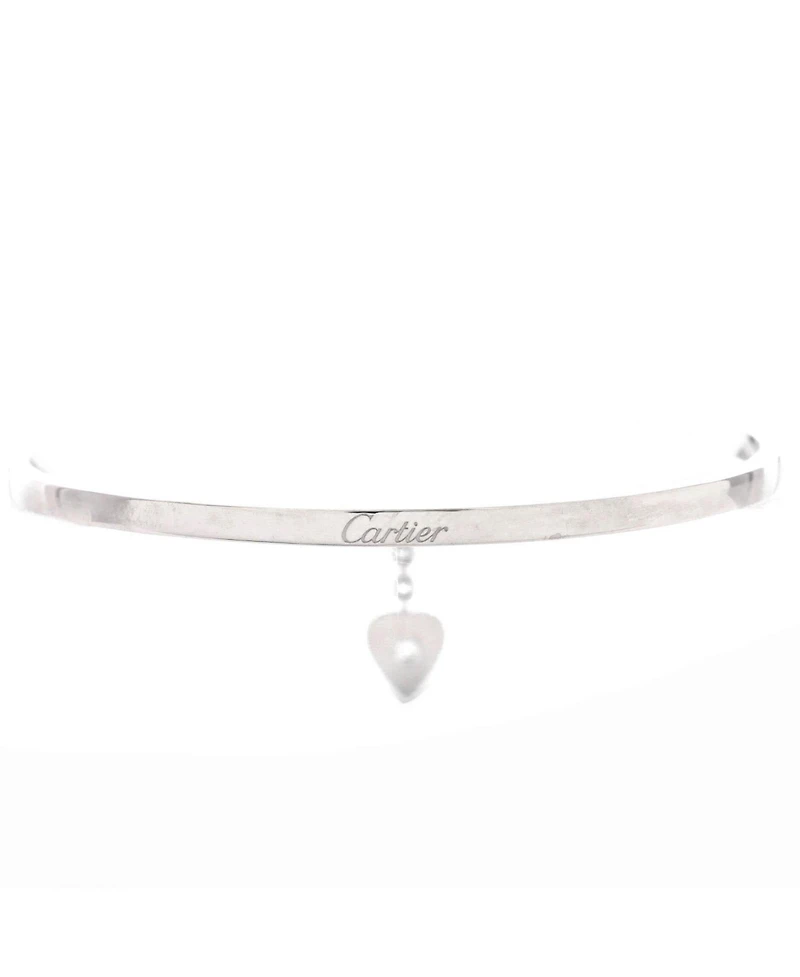 Pre-Owned Cartier Mon Amour Heart Bracelet 18K White Gold and Diamond