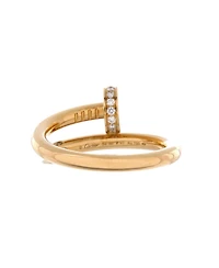 Pre-Owned Cartier Juste un Clou Ring 18K Gold and Diamonds