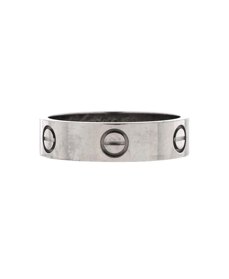 Pre-Owned Cartier Love Band Ring 18K White Gold