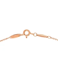 Pre-Owned Tiffany & Co. 0.17CT Elsa Peretti Diamonds By The Yard Pendant Necklace 18K Rose Gold and Diamond