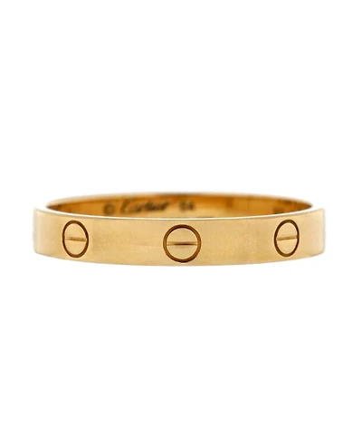 Pre-Owned Cartier Love Wedding Band Ring 18K Gold