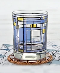 Frank Lloyd Wright Oak Park Double Old Fashioned Glasses, Set of 4