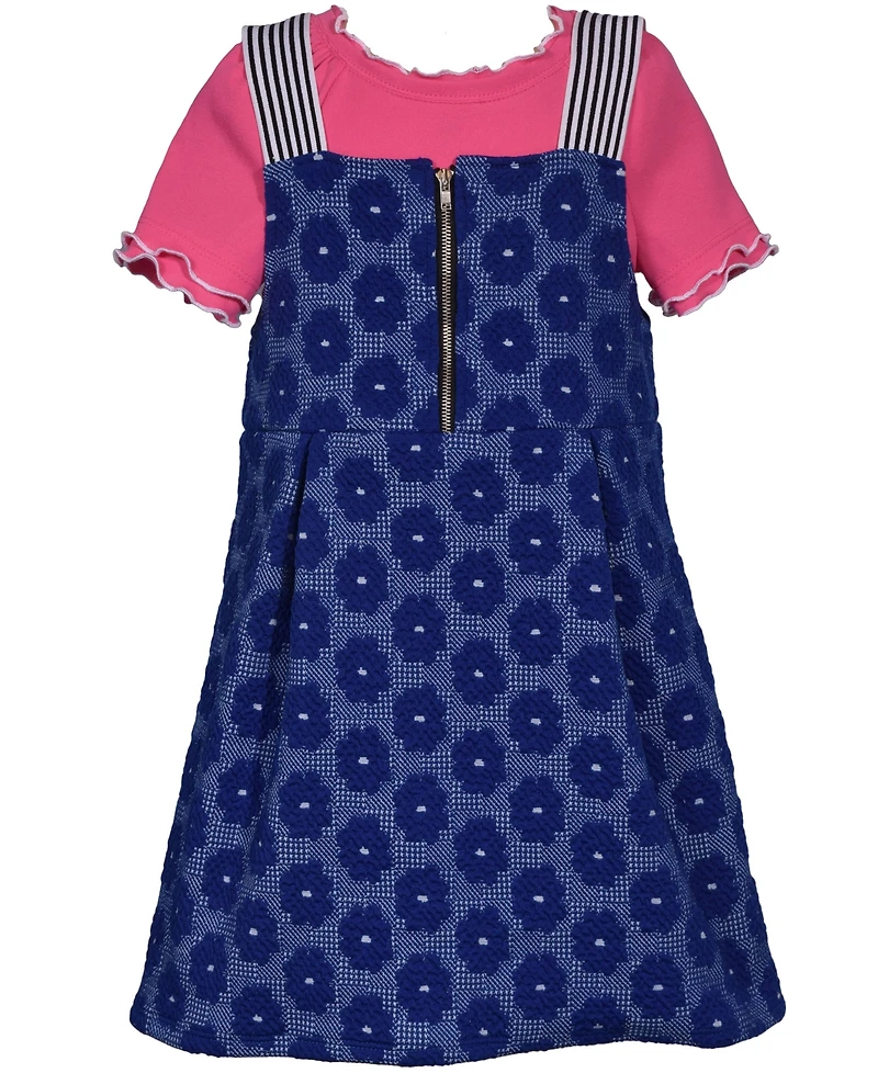 Bonnie Jean Toddler and Little Girls Floral Jumper Dress