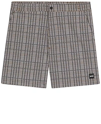 Boss by Hugo Men's Micro-Print Swim Shorts