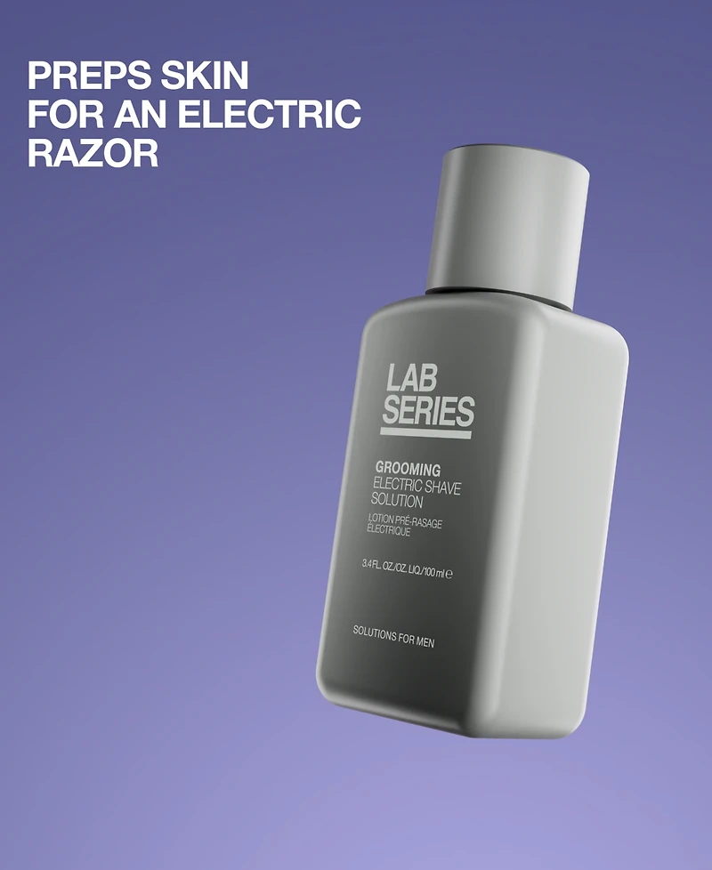 Lab Series Skincare For Men Grooming Electric Shave Solution, 3.4 oz.