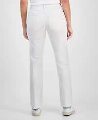 Style & Co Women's Mid-Rise Straight-Leg Denim Jeans, Exclusively at Macy's
