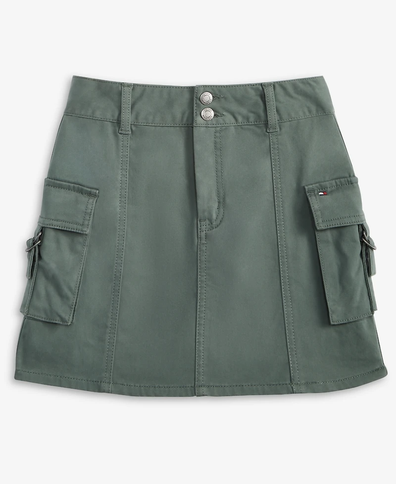 Tommy Hilfiger Big Girls Cotton Cargo Skirt