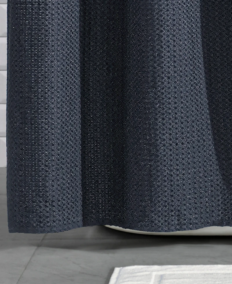 Dkny Modern Waffle Shower Curtain, 72" x 72"