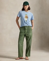 Polo Ralph Lauren Women's Bear Cotton Jersey Tee