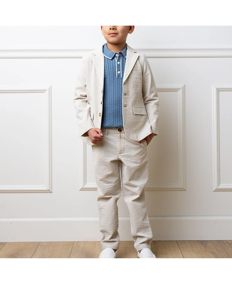 Hope & Henry Little Boys Seersucker Suit Pant