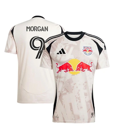 Adidas Men's Lewis Morgan Tan New York Red Bulls 2025 Stone Kit Replica Player Jersey