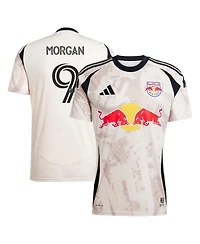Adidas Men's Lewis Morgan Tan New York Red Bulls 2025 Stone Kit Replica Player Jersey