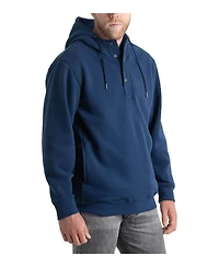 Thorogood Tall Quarter Snap Hoodie, Heavyweight Pullover Workwear Sweatshirt