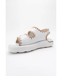 Douro Braided Rope Strap Leather Sandal (Women)