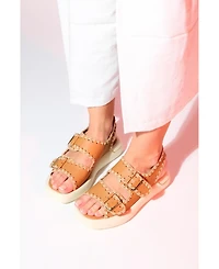Douro Braided Rope Strap Leather Sandal (Women)