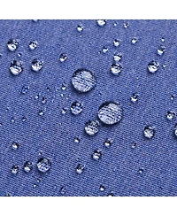 LAGarden 9Ft Patio Boho Market Patio Umbrella 260GSM Acrylic Fabric 5-Year-Non-Fading Resort Outdoor Market Hyacinth Blue