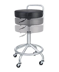 Seville Classics Cushioned Pneumatic Adjustable Work Stool