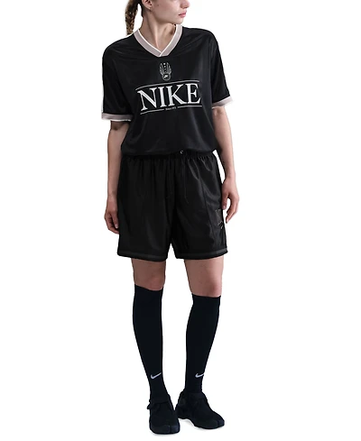 Nike Sportswear Women's Logo V-Neck Short-Sleeve Jersey Top