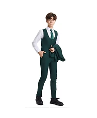 Stacy Adams Big Boys Green 5 Pc Suits