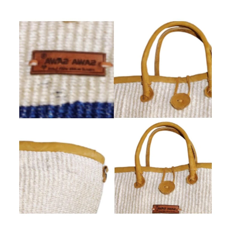 Rain and Peace Nourishment Handmade Sisal Straw Basket Bag