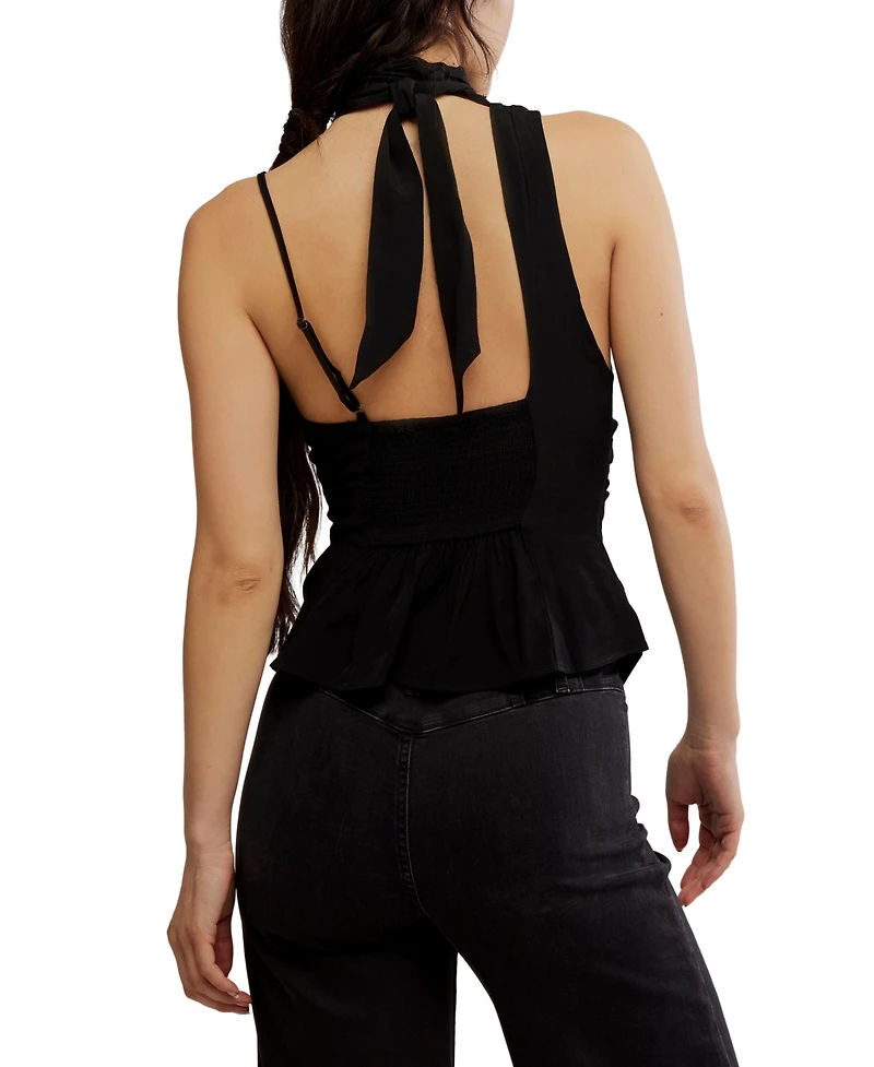 Free People Women's True To You Asymmetric-Neck Tank Top