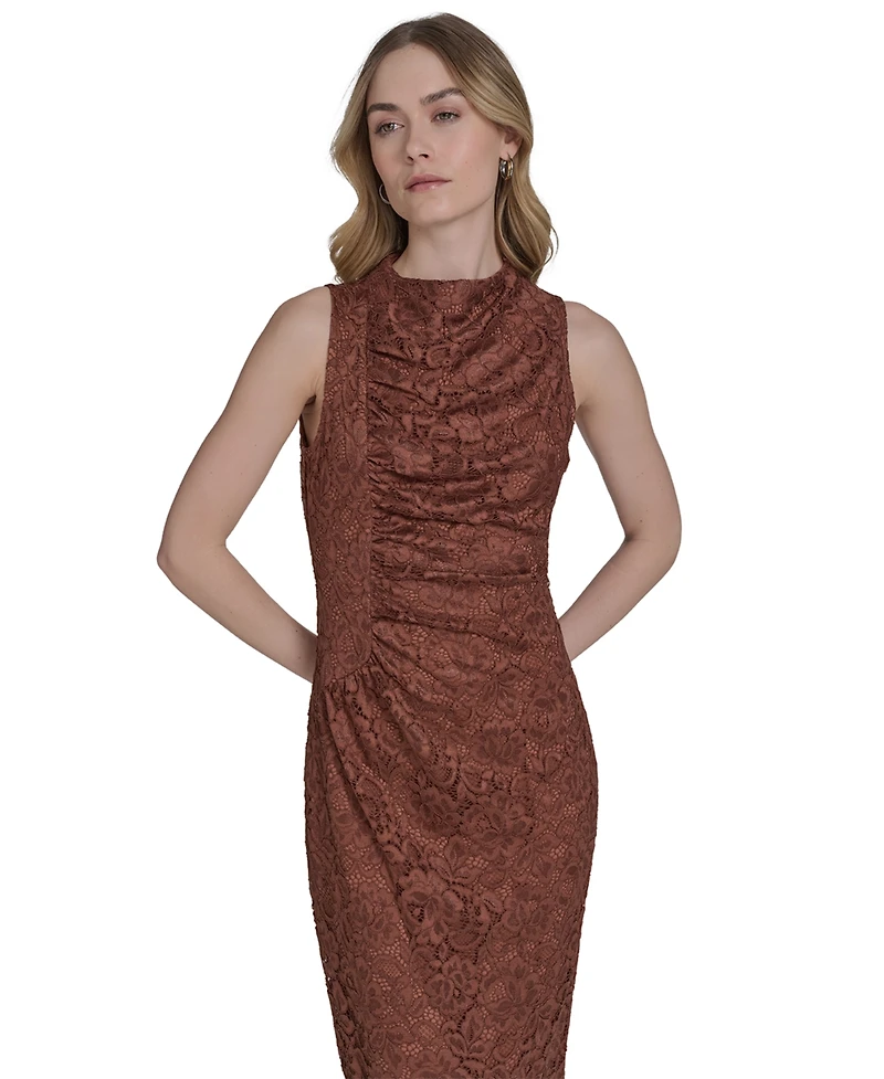 Vince Camuto Women's Lace Sleeveless Sheath Midi Dress