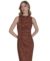 Vince Camuto Women's Lace Sleeveless Sheath Midi Dress