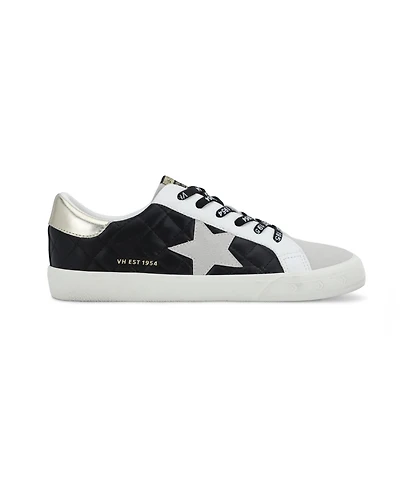 Vintage Havana Grande - Black Grey Quilted Women's's Sneaker by