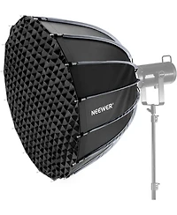 Neewer 35.4"/90cm Parabolic Softbox Bowens Mount, Quick Release with Diffusers/Grid/Bag for Video Continuous Lighting CB60 CB200B MS60 MS150B Q4