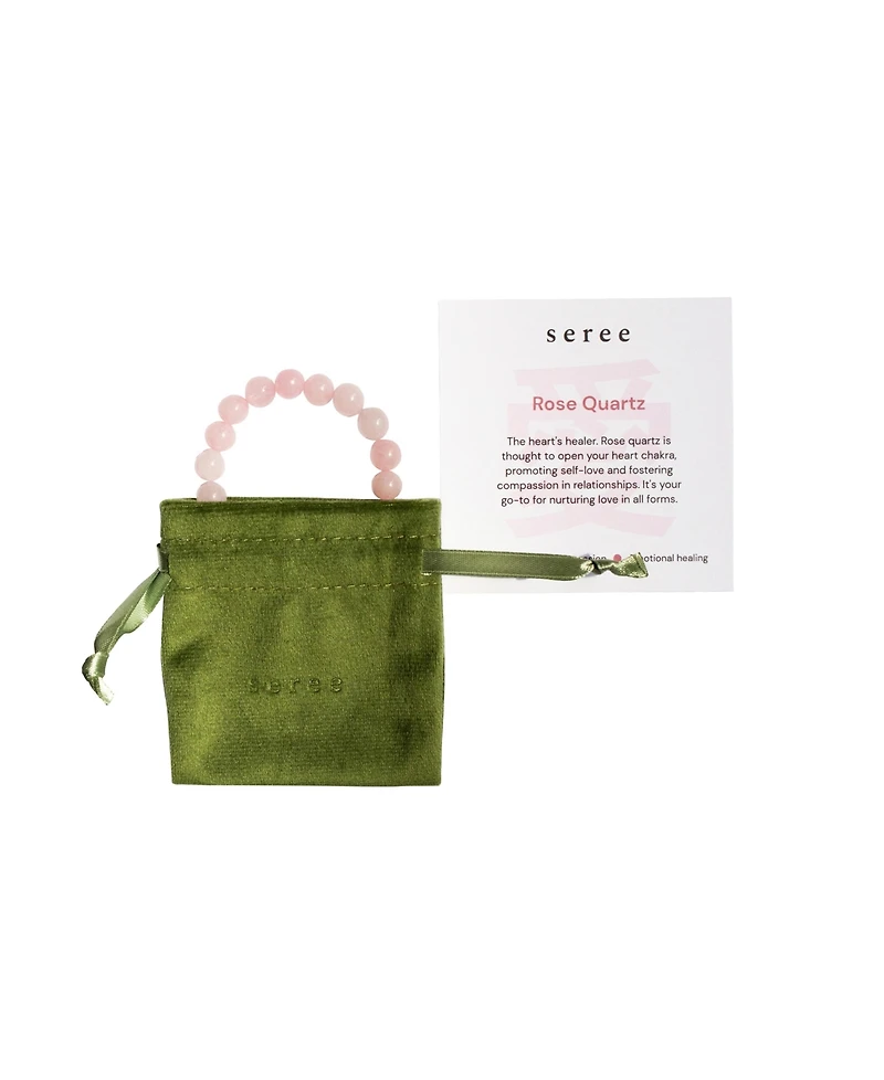 Manifest Collection | Love — Pink Crystal Beaded Bracelet