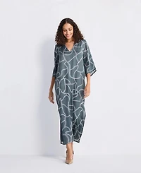 Reistor Women's Maxi Dress with Side Slits Mosaic