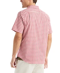Nautica Men's Plaid Short-Sleeve Shirt