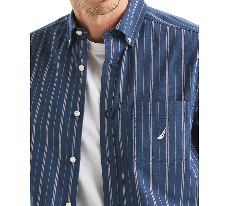 Nautica Men's Stripe Oxford Shirt