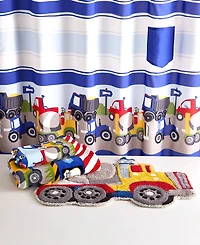 Dream Factory Trains And Trucks Bath Towel, 50" x 25"