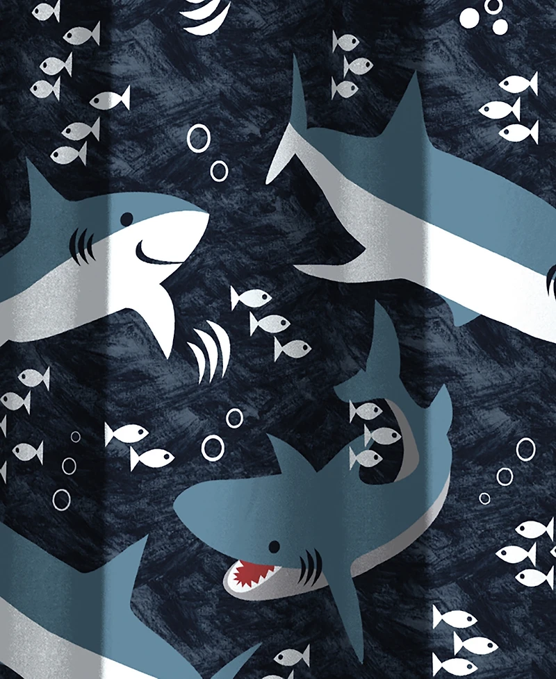 Dream Factory Sharks Shower Curtain, 72" x 72"