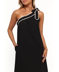 Petal and Pup Women's Brynlee One Shoulder Midi Dress